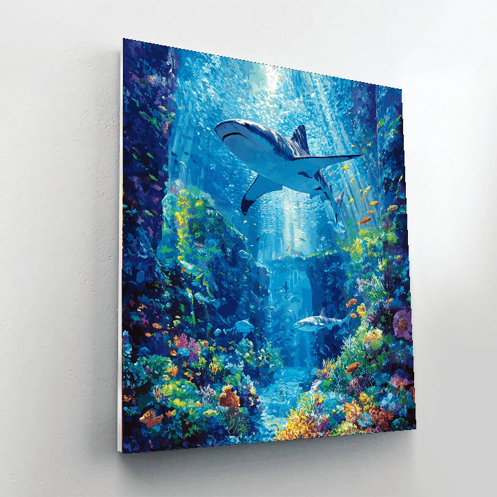 Okinawa Churaumi Aquarium - Japan Paint By Numbers