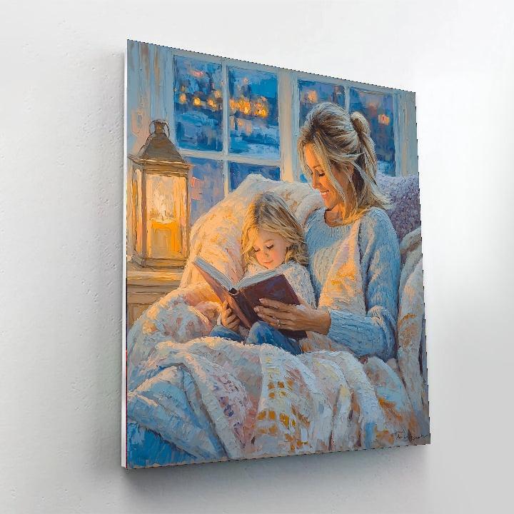 Cuddles And Storytime Paint By Numbers