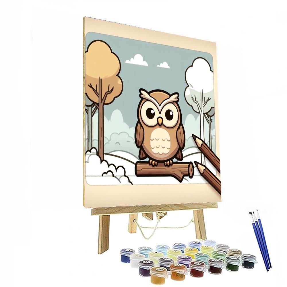 Giggle Guru Owl Numbered Painting Kits