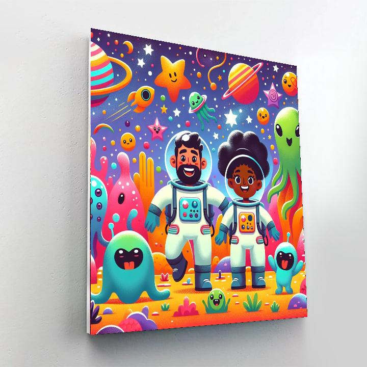 Cosmic Explorers Expedition Paint By Numbers