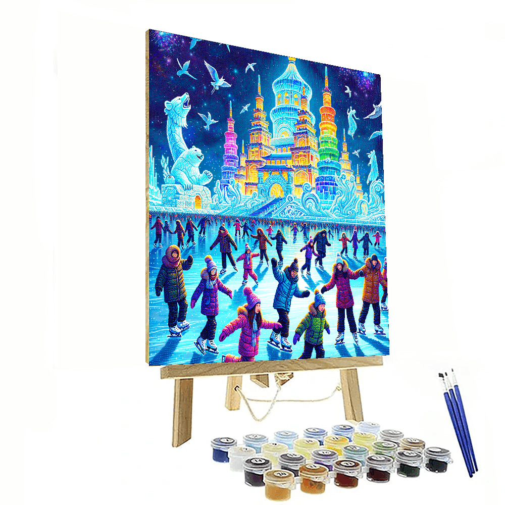 The Harbin Ice And Snow Festival Painting By Numbers Kit