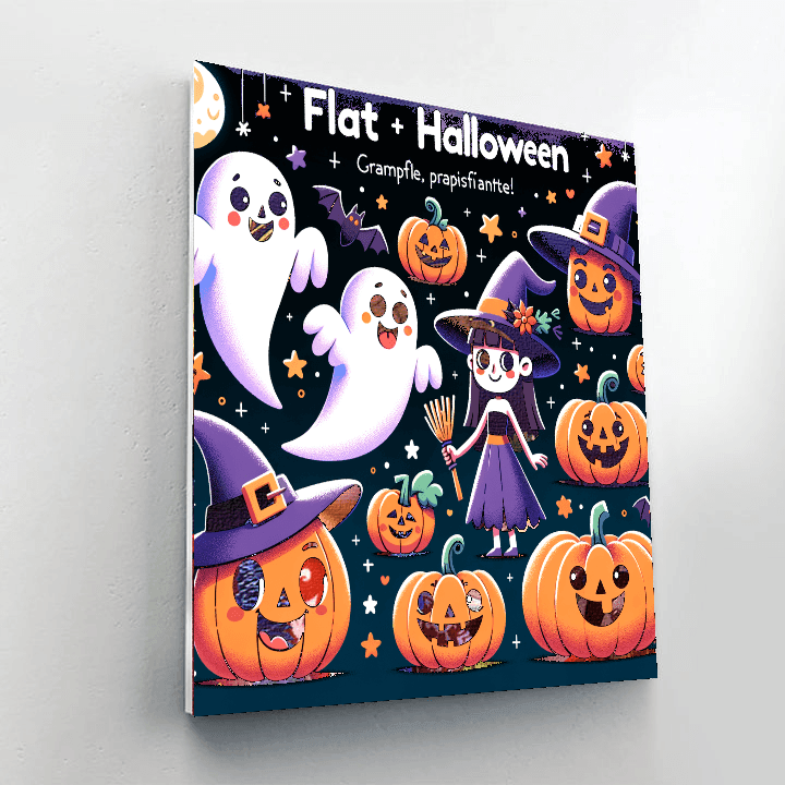 Funny Halloween Creatures Paint By Number