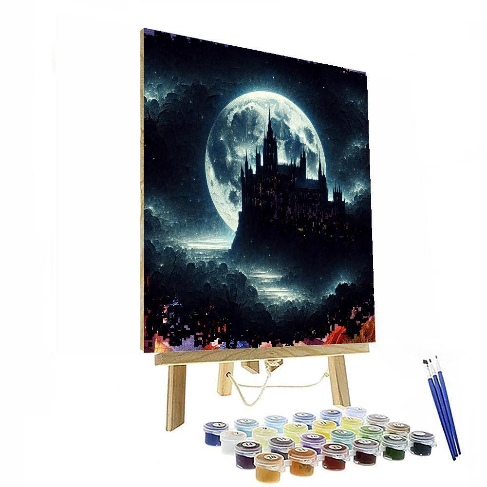Gothic Night Mystery Number Painting