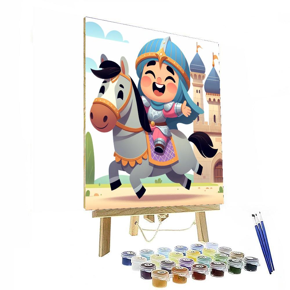 Adventurous Knight Paint By Numbers Art