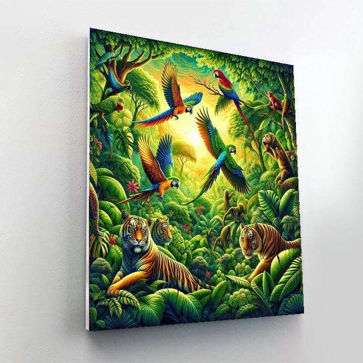 Captivating Jungle Adventure Paint By Number
