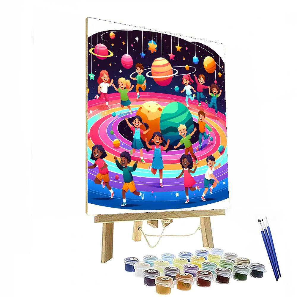 Cosmic Playground Explorers Painting By Numbers Kit