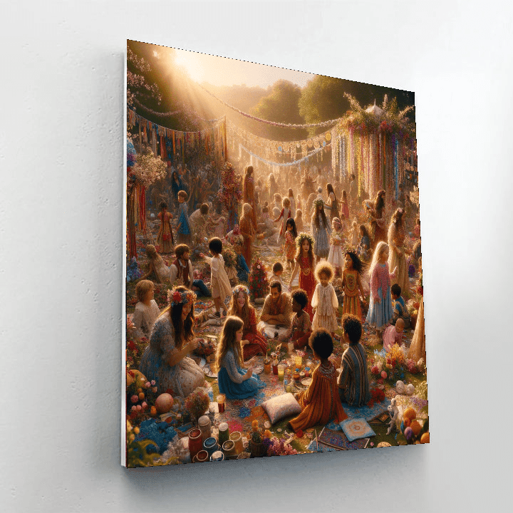 Waldorf Festival - Germany DIY Paint By Numbers