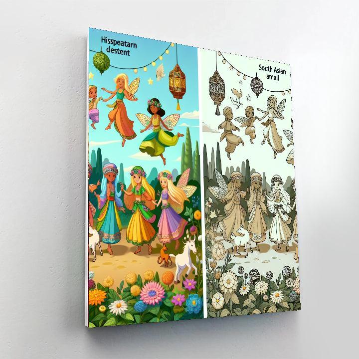 Enchanted Garden Festival Painting By Numbers Kit