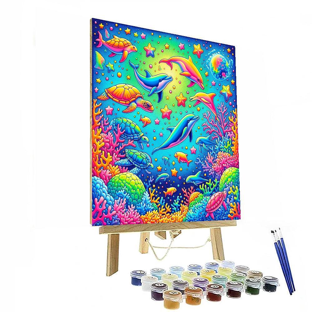 Underwater Adventure For Kids Numbered Painting Kits