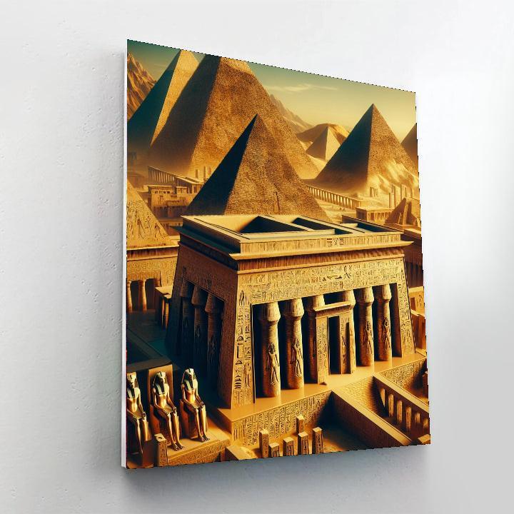 Ancient Egyptian Splendor Paint By Numbers Art