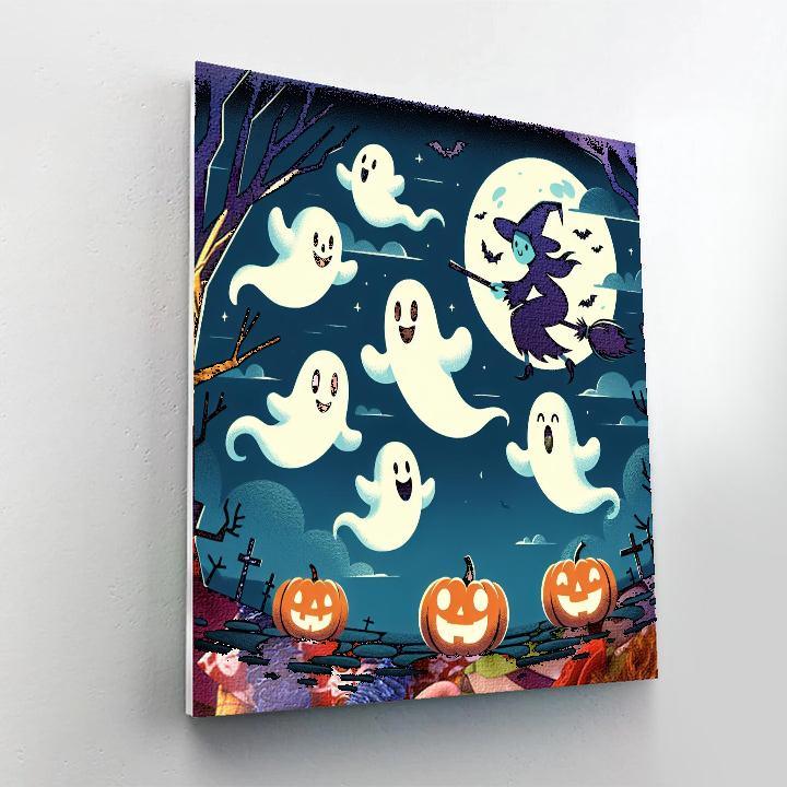 Spooky Night Adventure Paint By Numbers Kits