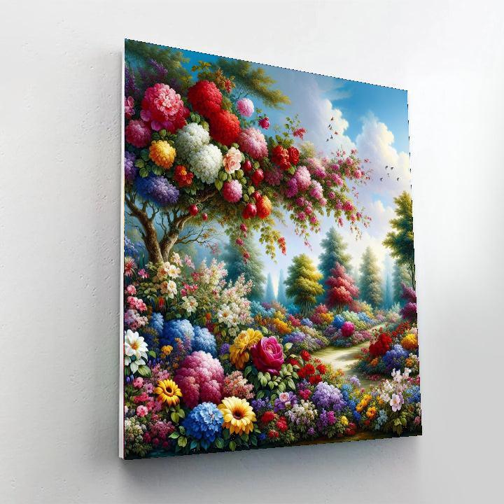 Vibrant Flower Symphony Paint By Numbers