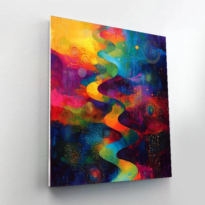 Max Ernst Inspired Celestial Dance Of Forms  Paint By Numbers