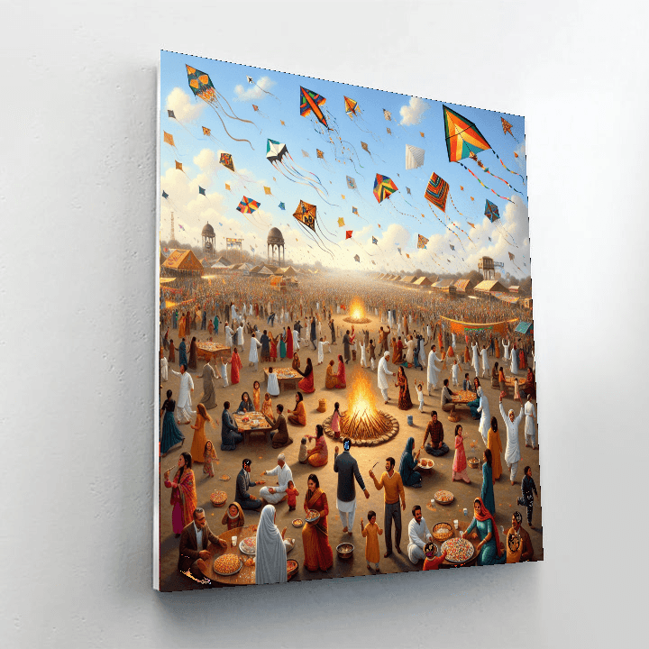 Makar Sankranti - India Paint By Numbers Kits