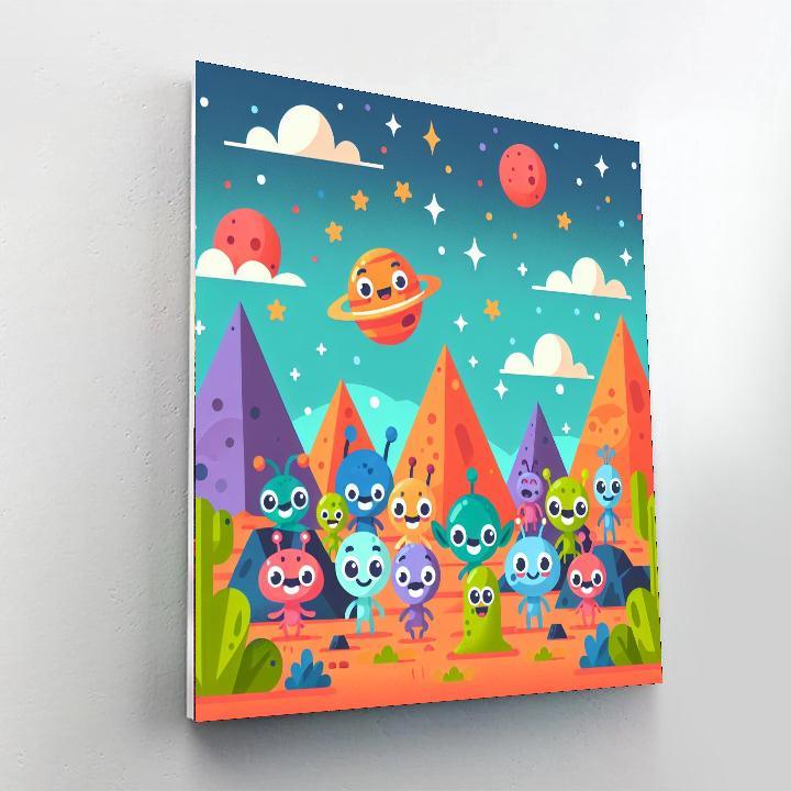Exploration On Mars Paint By Numbers Kits