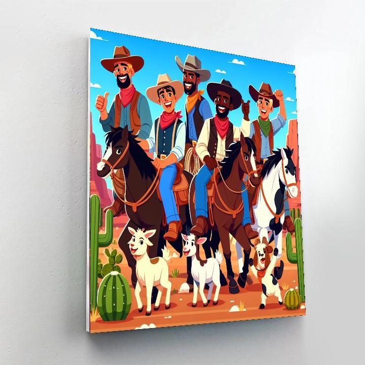 Wild West Explorers Paint By Numbers