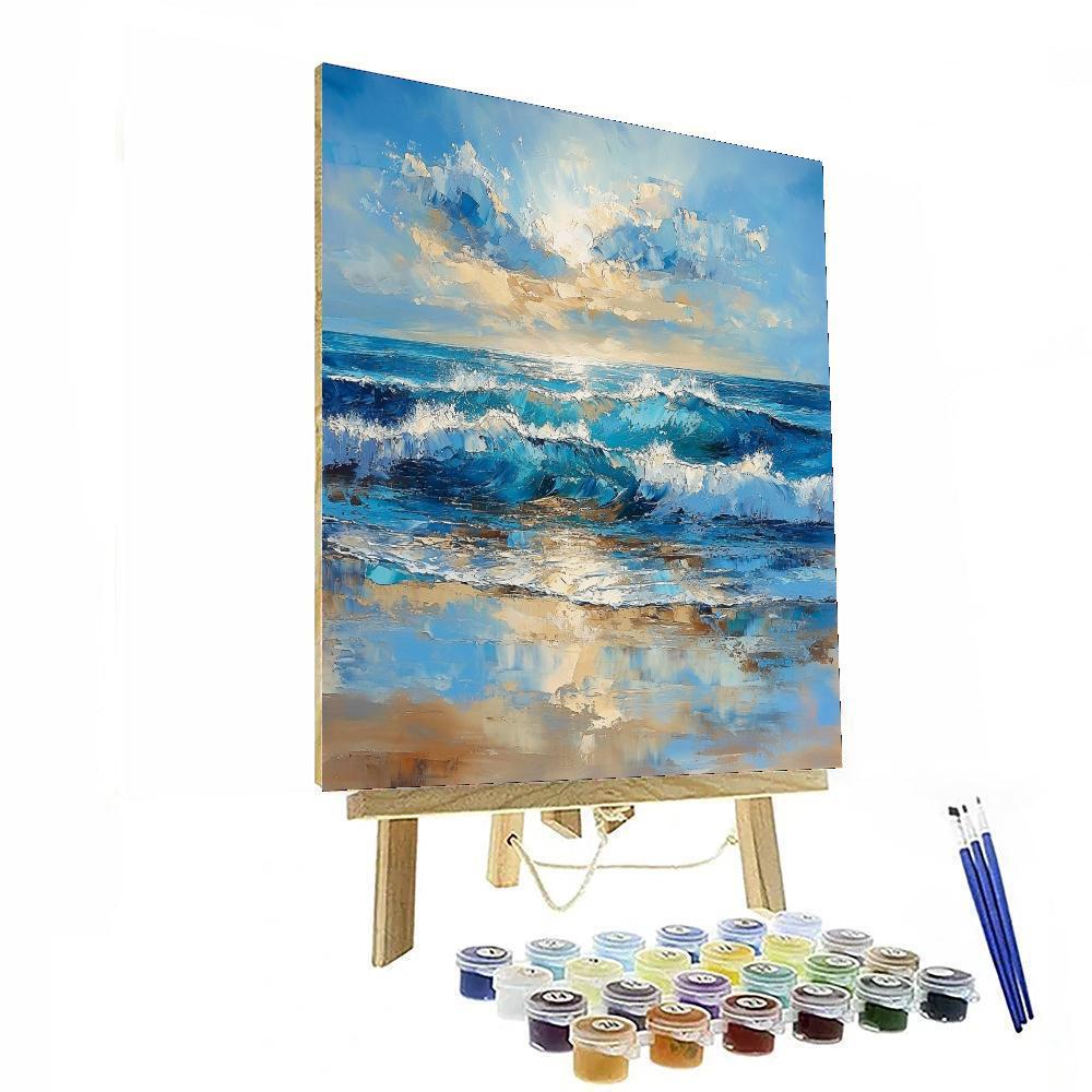 Paul Cézanne Inspired Oceanic Reflections  Paint By Numbers Kits