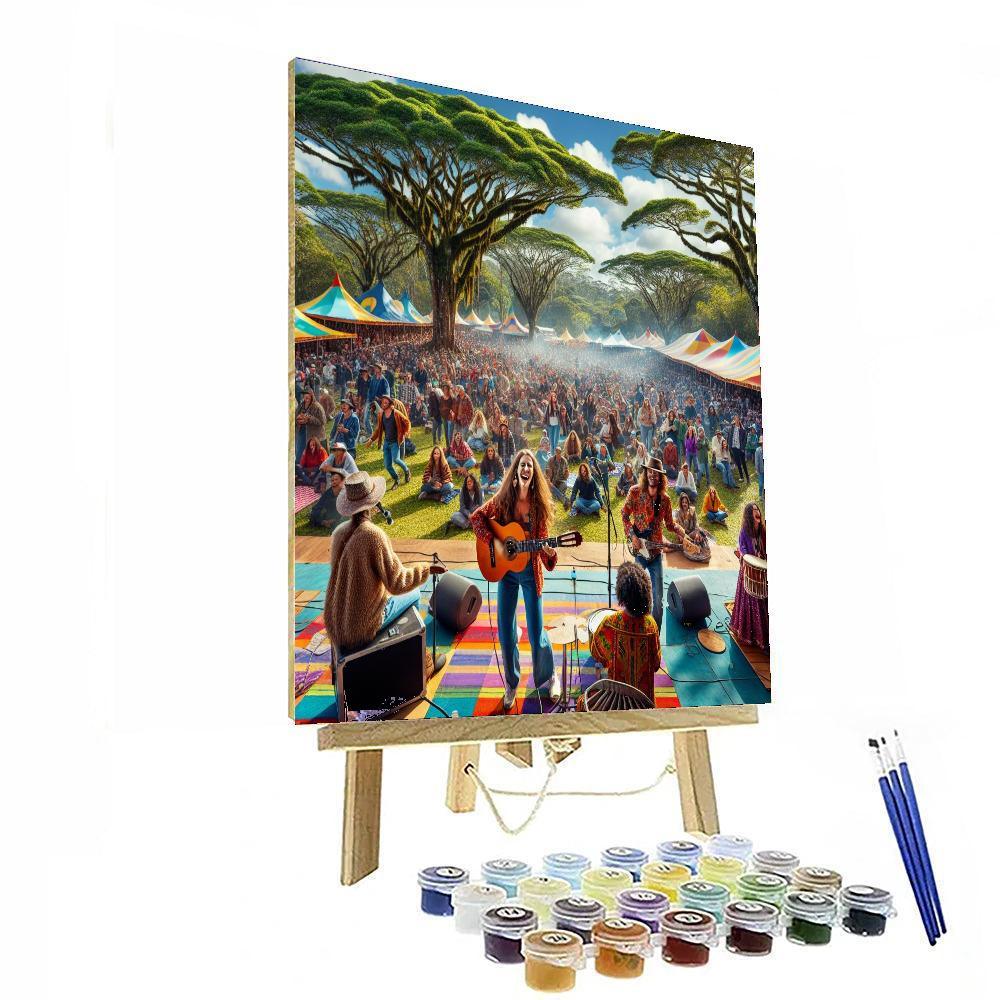 Folk Fest - Usa Paint By Color