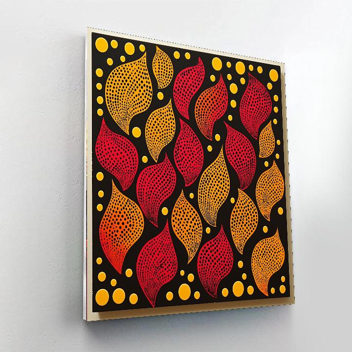 Yayoi Kusama Inspired Transcendent Patterns  DIY Paint By Numbers