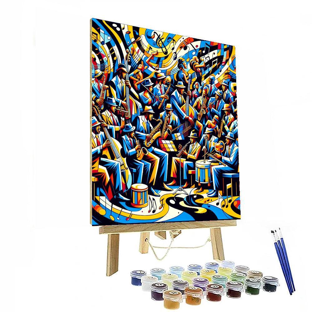 Jazz Rhythm In Color DIY Paint By Numbers