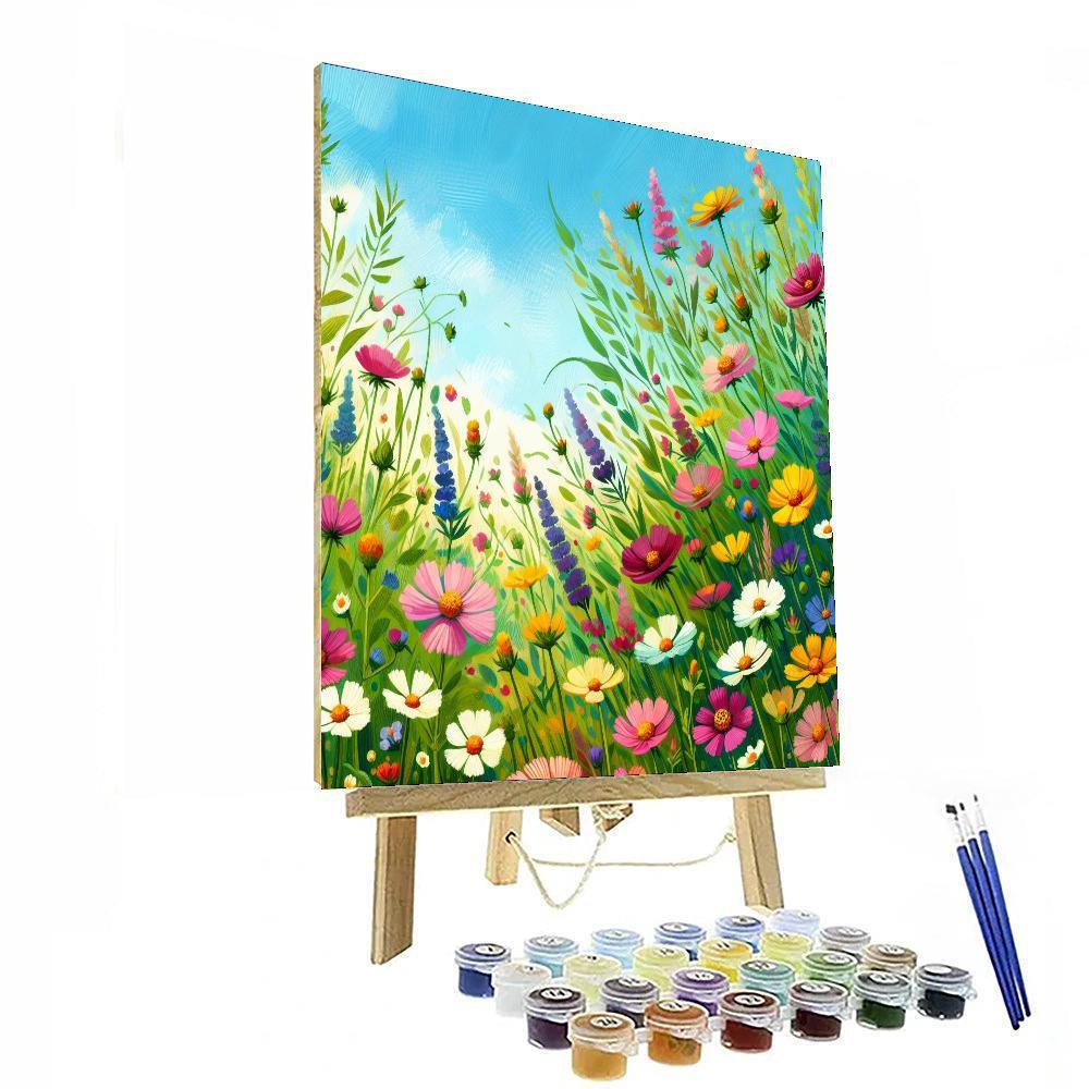 Euphoric Summer Meadow Paint By Color