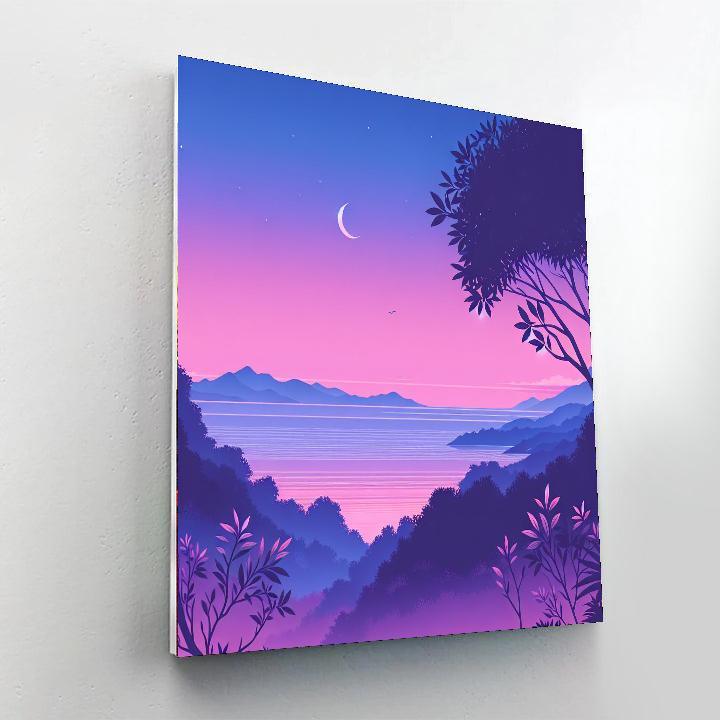 Serenity At Twilight DIY Paint By Numbers