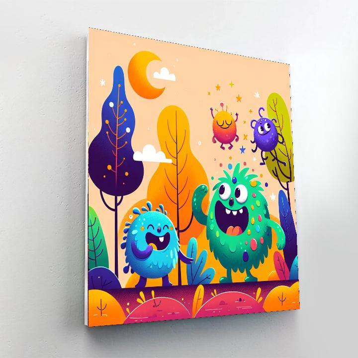 Silly Monster Playtime Paint By Numbers Kits