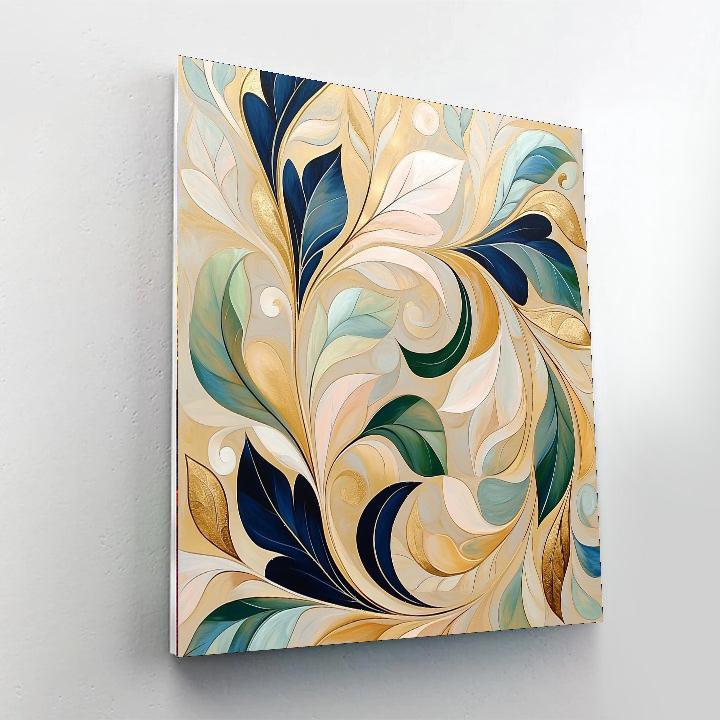 Alphonse Mucha Inspired Whispers Of Flora  Paint By Numbers