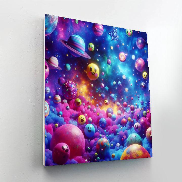 Celestial Playground For Kids Numbered Painting Kits