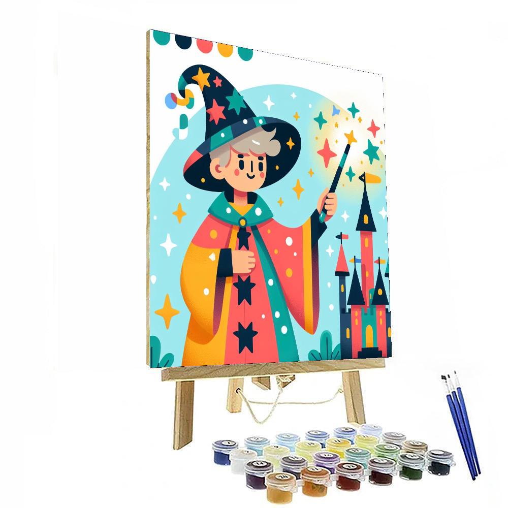 Wizarding School Adventure Paint By Numbers Art