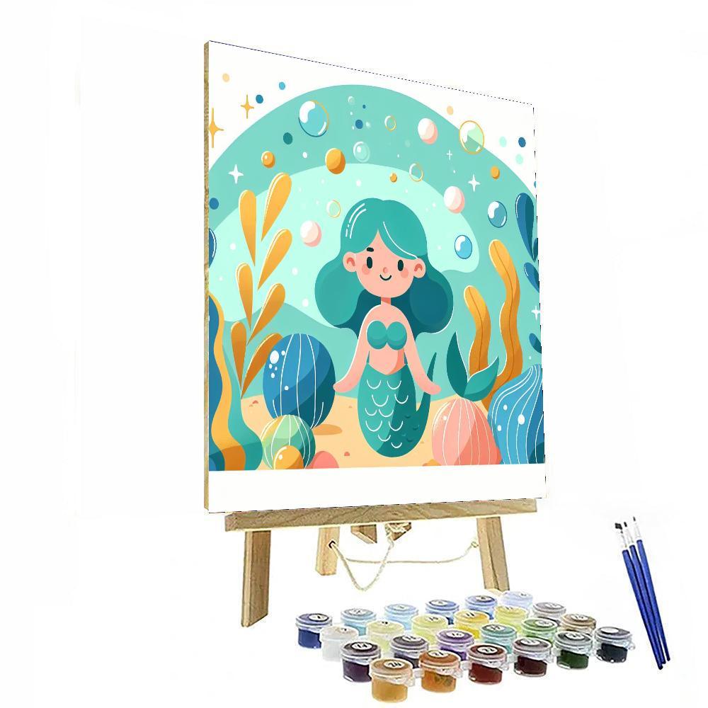 Kindly Mermaid Treasure Paint By Numbers Kits