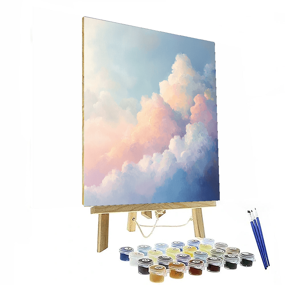 Claude Monet Inspired Dreamy Clouds  Paint By Numbers Art