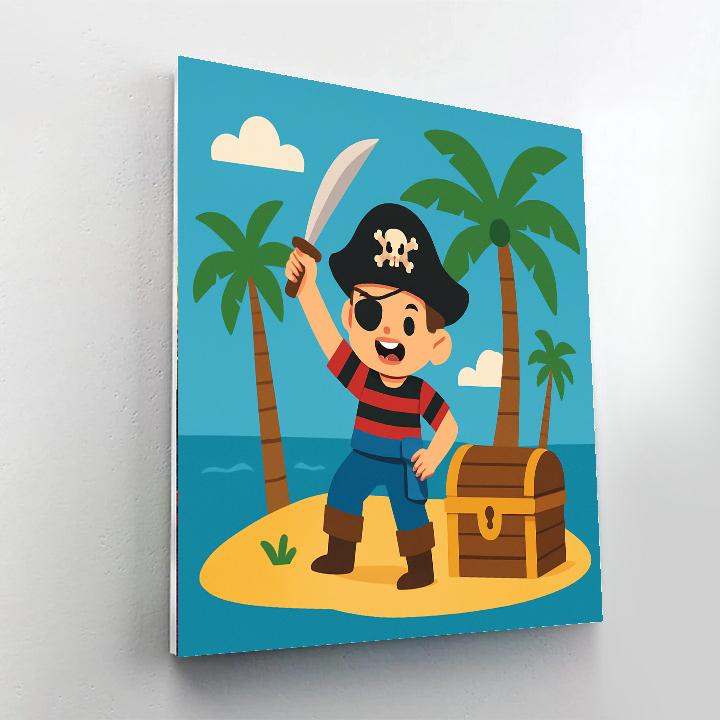 Island Treasure Escape Paint By Numbers