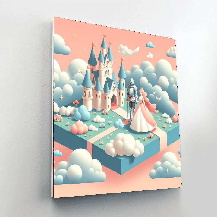 Cloud Castle Quest Paint By Color