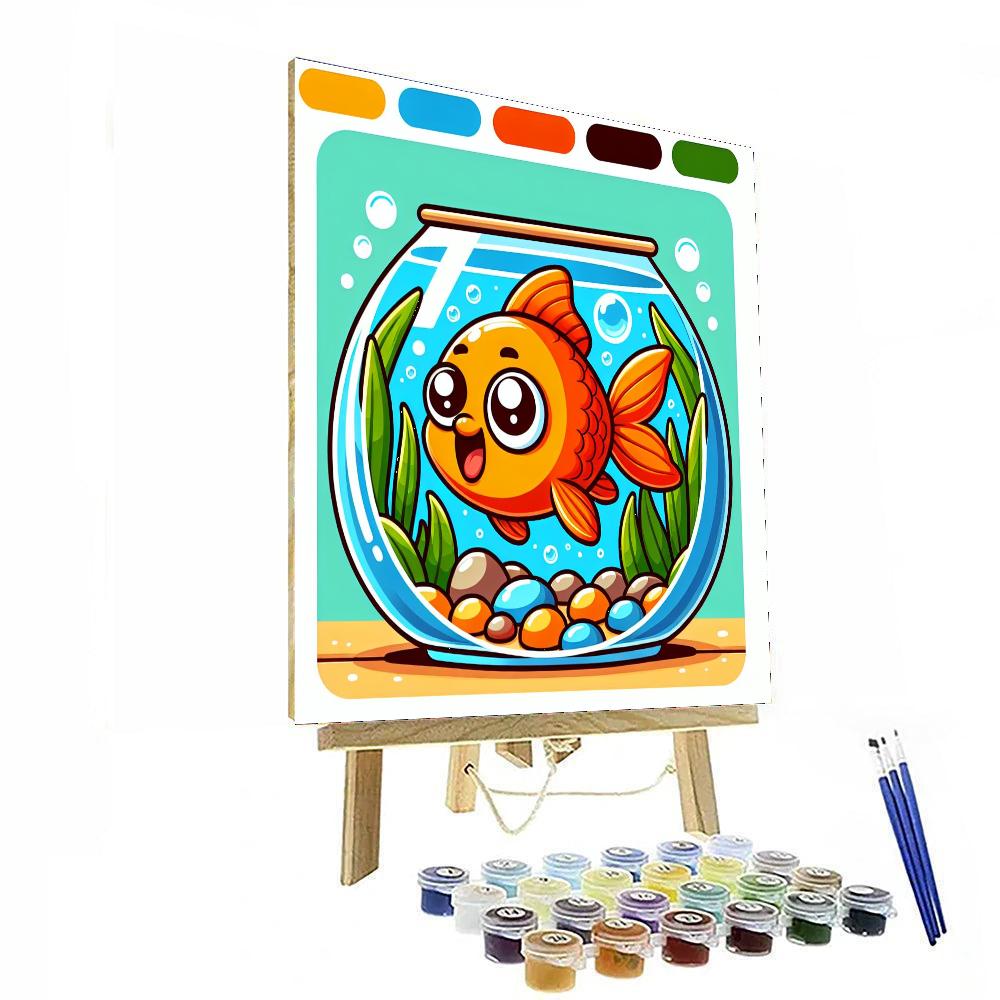 Giggle Goldfish DIY Paint By Numbers