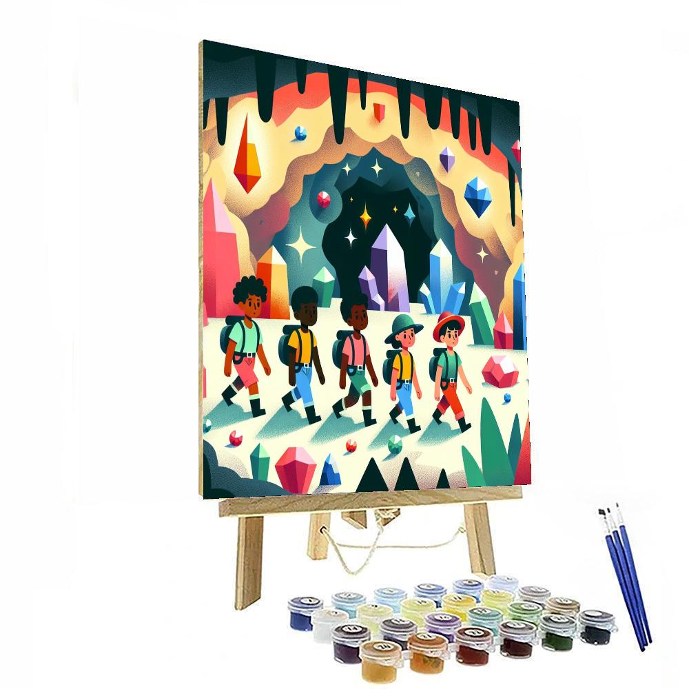 Cave Explorer's Adventure Painting Number Kit