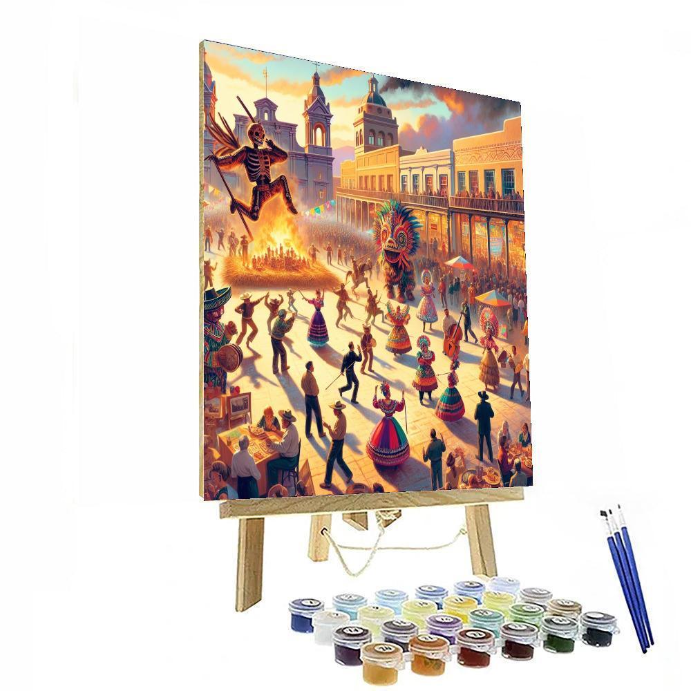 Fiestas De Santa Fe - Usa Paint By Number