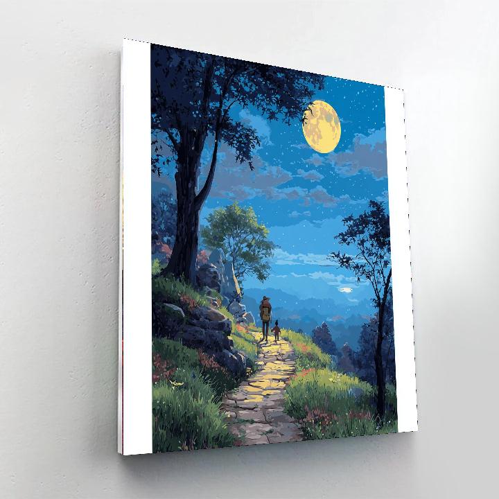 Moonlit Walk Of Wonder Paint By Number
