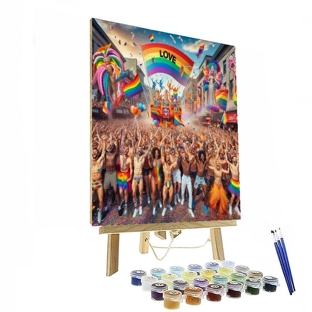 Montreal Pride Festival Painting By Numbers Kit