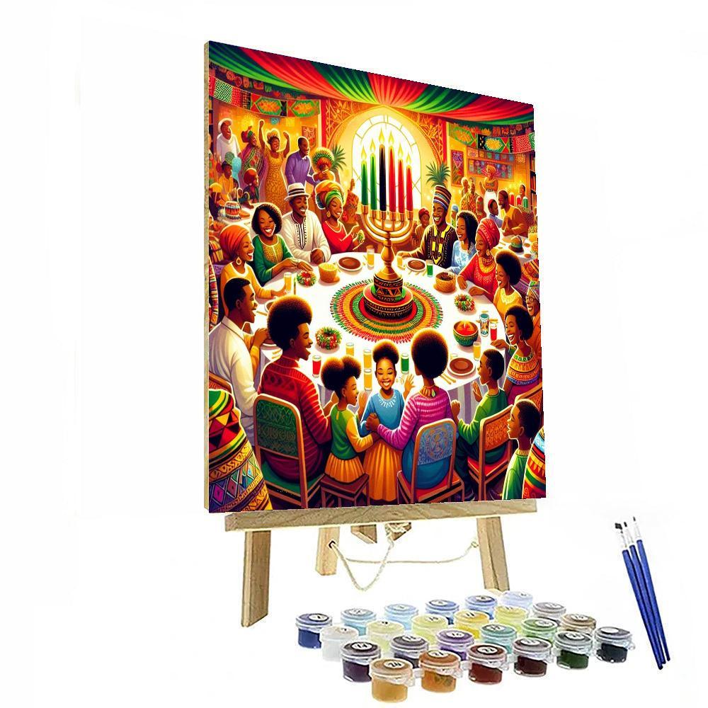 Kwanzaa Celebration Painting By Numbers Kit