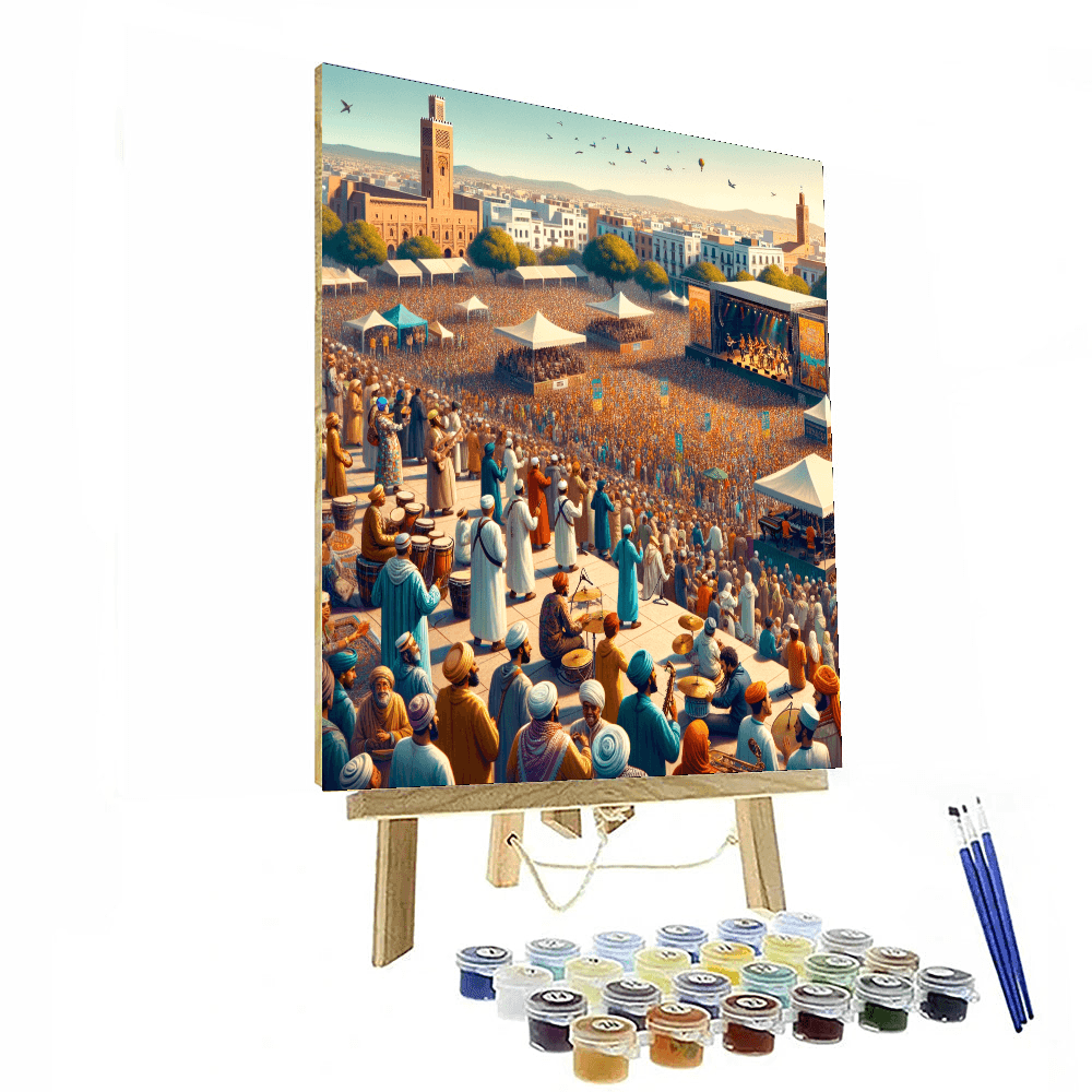 Mawazine Festival - Rabat, Morocco Painting By Numbers Kit