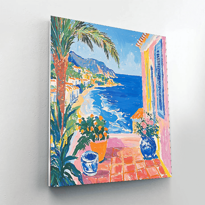 Henri Matisse Inspired Mediterranean Escape  DIY Paint By Numbers
