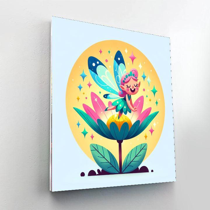 Magical Fairy Blossom Number Painting