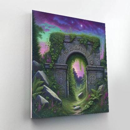 Ancient Mystic Portal DIY Paint By Numbers