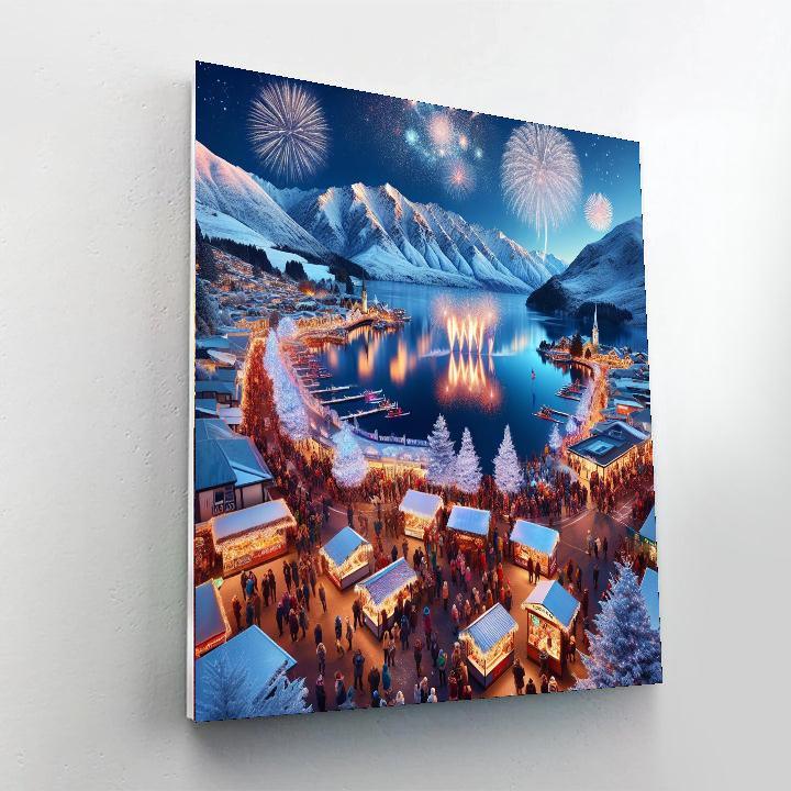 Queenstown Winter Festival - New Zealand Paint By Numbers