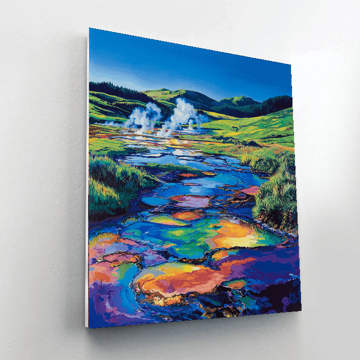 Rotorua Geothermal Wonders Paint By Numbers Kits