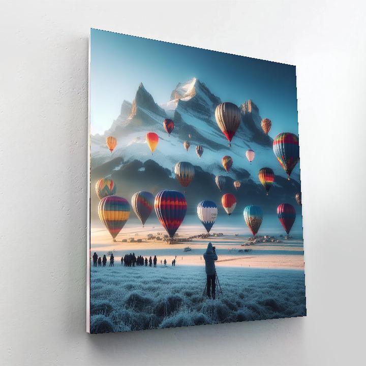 International Hot Air Balloon Festival - Switzerland Numbered Painting Kits