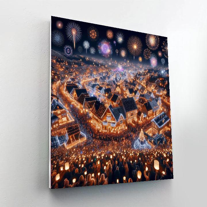 Festivals Of Lights Painting By Numbers Kit