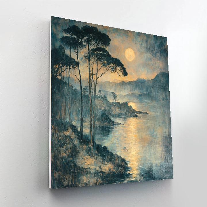 James McNeill Whistler Inspired Enigmatic Night  Paint By Numbers Kits