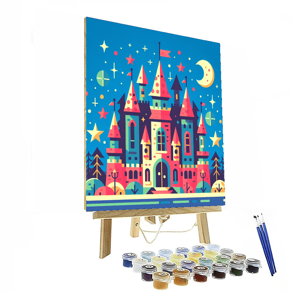 Wizard's Magic Castle Numbered Painting Kits